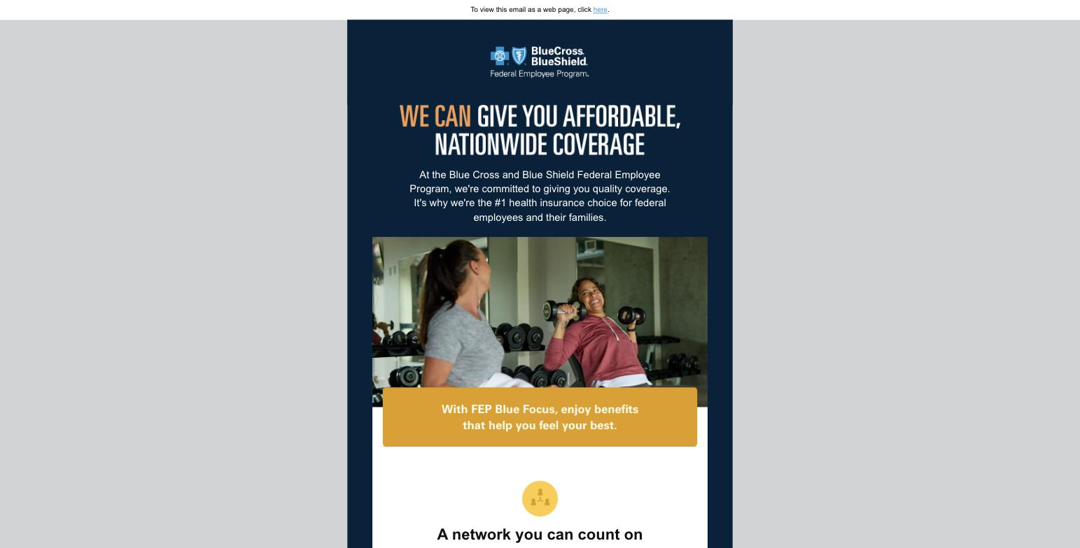 BCBS FEP Medical email