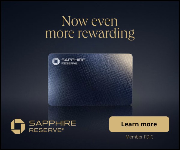 Chase Sapphire Reserve HTML5 display banner